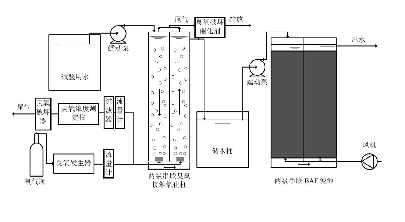 圖2 菠萝蜜视频网站入口地址-BAF連續流試驗裝置示意